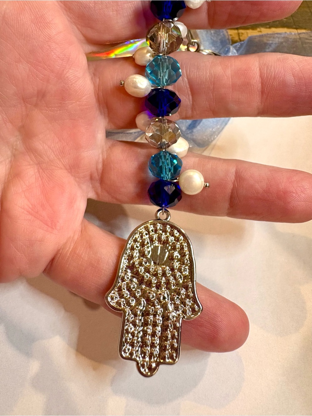 🌸Car Charm Rearview Mirror - Picture 9 of 11
